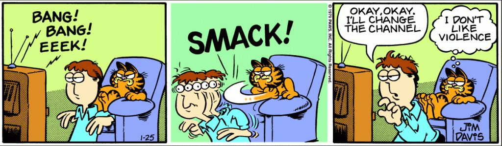 Monthly Garfield comic strip