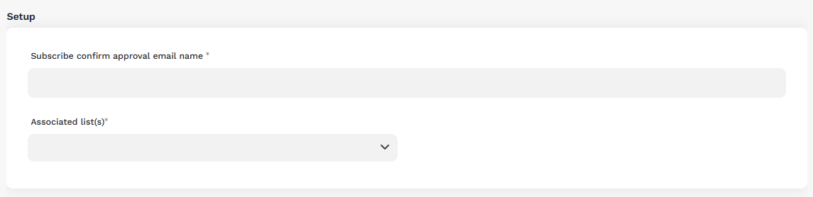 Subscribe Confirm Approval Email Name