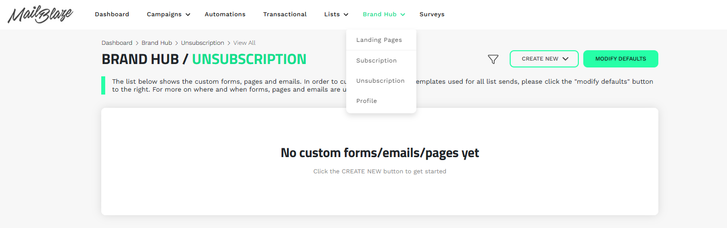 Brand Hub
